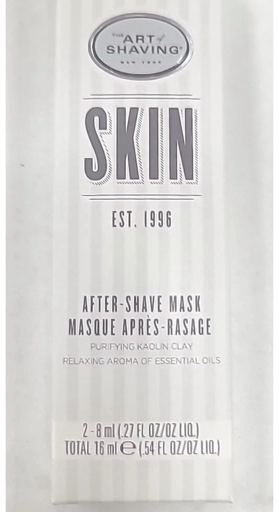 The Art Of Shaving After Shave Purifying Kaolin Clay Rose Water Mask 2 Pack 8ml