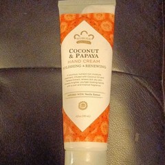 Nubian Heritage Coconut & Papaya Hand Cream Moisturizer Cruelty-Free 4 fl oz