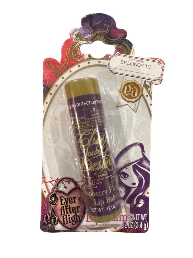 Lotta Luv EVER AFTER HIGH CERISE HOOD Cartoon RASPBERRY Flavored Lip Balm Rare!