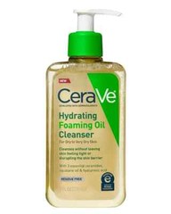 CeraVe Hydrating Foaming Oil Cleanser Hyaluronic Acid and Ceramides Dry Skin 8oz