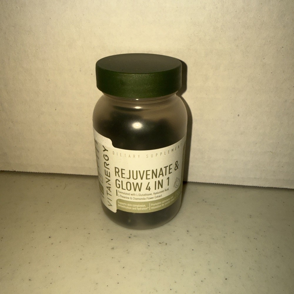 Vitanergy Rejuvenate & Glow – Skin Glow Supplement – 4-in-1 Nighttime Support
