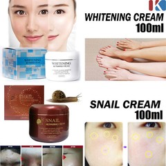 1+1 Best Whitening Cream 100g + Best Snail Cream 100g Moisturizing Korea Cosmeti