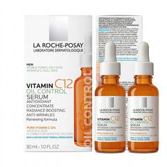 La Roche Posay Pure Vitamin C12 Serum 30ml Hyaluronic & Salicylic Acid Pack of 2