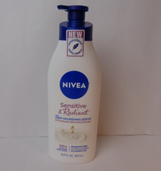Nivea Sensitive Radiance Fragrance Free 16.9 fl oz Deep Nourishing Provitamin B5