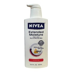 Nivea Extended Moisture Daily Lotion 13.5 oz Provitamin B5 Dry to Very Dry Skin