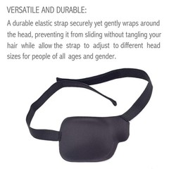 Versatile 3D Eye Patch Right Eye Pack of 2 Natural Material Perfect for Eye Care
