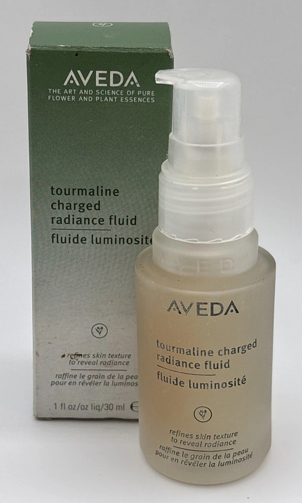 Discontinued AVEDA Tourmaline Charged Radiance Fluid 1 Oz / 30 Ml *New w/ Box