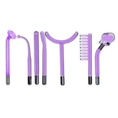 7-Piece Portable Facial Handheld Skin Therapy Beauty Machine Wand for Face Care