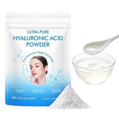 Hyaluronic Acid Serum Powder for Skin,Low and High Molecular Weight,Cosmetics Gr
