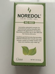 Noredol NO RED Hydrating Moisturizer Skin Care Gel for Dry Skin 2 oz (56 g)