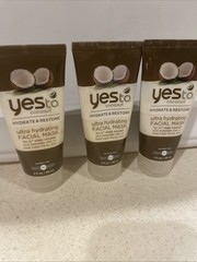 Yes To Coconut Hydrate and Restore UltraFacial Mask (2 floz) – SEALED 3 Tubes