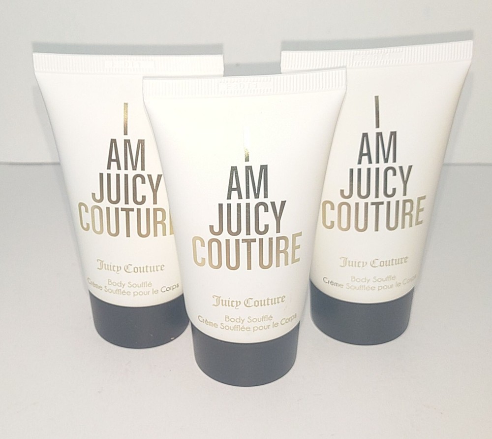 I Am Juicy Couture Women&rsquo;s Moisturizing Body Souffle Lotion 1.7oz 50ml ea 3 Pack