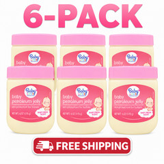 6-pack .Baby Petroleum Jelly 6oz Skin Protectant Clear Gel Baby Fresh