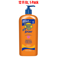 Banana Boat Sport Ultra SPF 50 Sunscreen Lotion, 12oz | Banana Boat Sunscreen