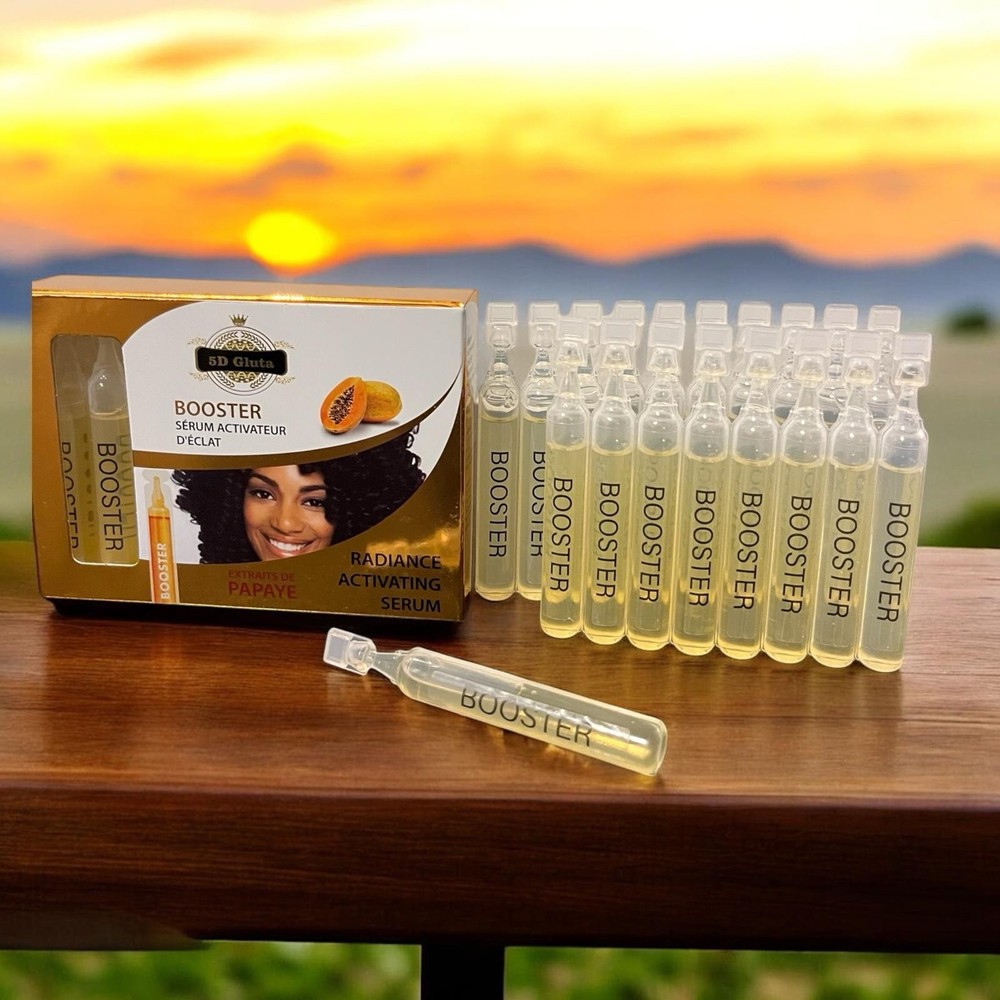 BOOSTER SERUM ACTIVATOR with Papaya Extracts 20 Ampoule Anti-Aging