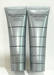 2x Merle Norman Anti-Aging Complex Body Lotion 1 oz / 28 g New ( 2 oz Total )