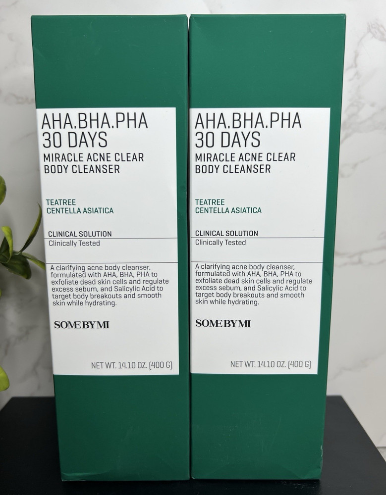 SOME BY MI AHA.BHA.PHA 30 Days Miracle Acne Body Cleanser Two Pack!