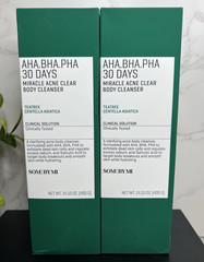 SOME BY MI AHA.BHA.PHA 30 Days Miracle Acne Body Cleanser Two Pack!