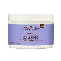 SheaMoisture Creme Body Scrub Lavender Calming Skin Care with Fair Trade Shea…