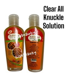Clear All Dark knuckles clear & dark spot remover oil + Carrot,Papaya,Turmeric