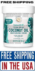 NatureWell Coconut Oil Moisturizing Cream Extra Virgin , 16 oz. Free Shipping