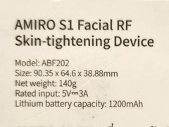 AMIRO S1 Facial RF Skin Tightening Anti-Aging Skin Smoothing Device ABF202 NEW