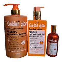 Golden Glow Vitamin C Skin Fairness Body, Shower, Lotion And Serum 100ml