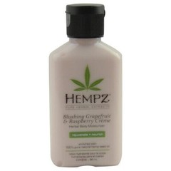 HEMPZ Blushing Grapefruit & Raspberry Creme Herbal Body Moisturizer ~ 2.25oz