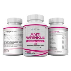 Anti-Aging Skin Support Capsules with Collagen, Hyaluronic Acid, Vitamins A&E