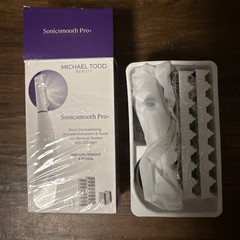 Michael Todd Sonicsmooth Pro+ Sonic Dermaplaning System Facial Hair Removal LED