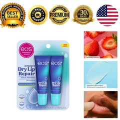 Hero Lip Repair Extra Dry Lip Treatment 24HR Moisture Natural Strawberry 2-Pack