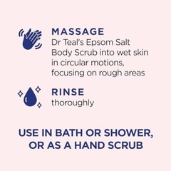 Dr Teal&rsquo;s 16oz Pink Himalayan Salt Exfoliating Body Scrub Pack of 3