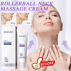 HOT Neck Cream, Rollerball Neck Massage Cream Fade Neck Lines 50g