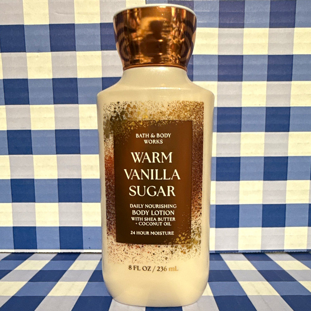 Bath & Body Works Warm Vanilla Sugar Body Lotion 8 fl oz 24 Hour Moisture