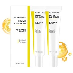 2PCS Revive Eye Cream,Revive Eye Cream with Retinol Peptide,Reduces Wrinkles Fir