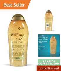 OGX Coconut Coffee Exfoliating Body Scrub & Wash – Hydrate & Renew