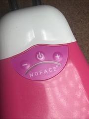 NuFACE Trinity Microcurrent Toning Device Pink w/ Eye & Lip Accessories Used!