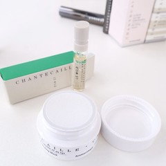 NEW Chantecaille Luxury Skincare Sample Lot 3 Cosmetic Bags 12 Neck Cream