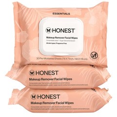 Honest Beauty Fragrance Free Cleansing Makeup Remover 1 Count (Pack of 90)
