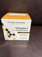 Natural Infusion Vitamin C with Manuka Honey Face Cream 3.38 fl oz/100 mL