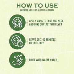 Freeman Exotic Blends Detoxifying Japanese Matcha Cream Facial Mask, 6 fl.oz.