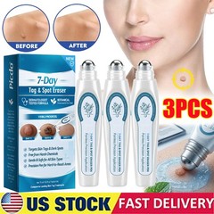 3X Tag &Spot Eraser Mole Skin Tags Removal Tool Eraser Pen Painless Long-Lasting
