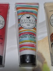 Dionis Goat Milk Hand Cream Set Verbena&cream Rosemary Sea Treasures Toasted Van