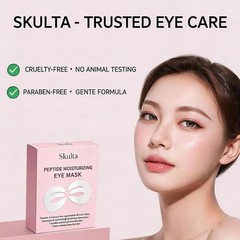 Skulta Deep Peptide Eye Mask, Three-Piece Design Covers The Entire Eye Area