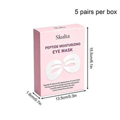 Skulta Deep Peptide Eye Mask, Three-Piece Design Covers The Entire Eye Area