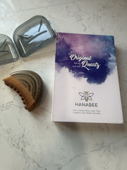 HANABEE Quartz Facial Massager Set Roller & Lymphatic Facial Brush