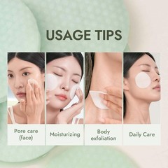 MIZON Pore Fresh Peeling Toner Pads with AHA BHA PHA, Tea Tree & Turmeric Extrac