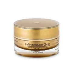 Infinite Aloe Gold Anti-Aging Formula Slow Release Advanced Hydration O.5 oz