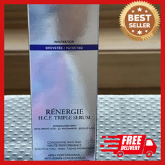 Lancome Renergie H.C.F. Triple Serum & Cosmetic Bag 50ml/1.69 oz MSRP $150 *New