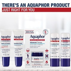 Aquaphor Lip Repair Ointment Moisturizing Lip Balm Pack Relieves Dryness 0.35…